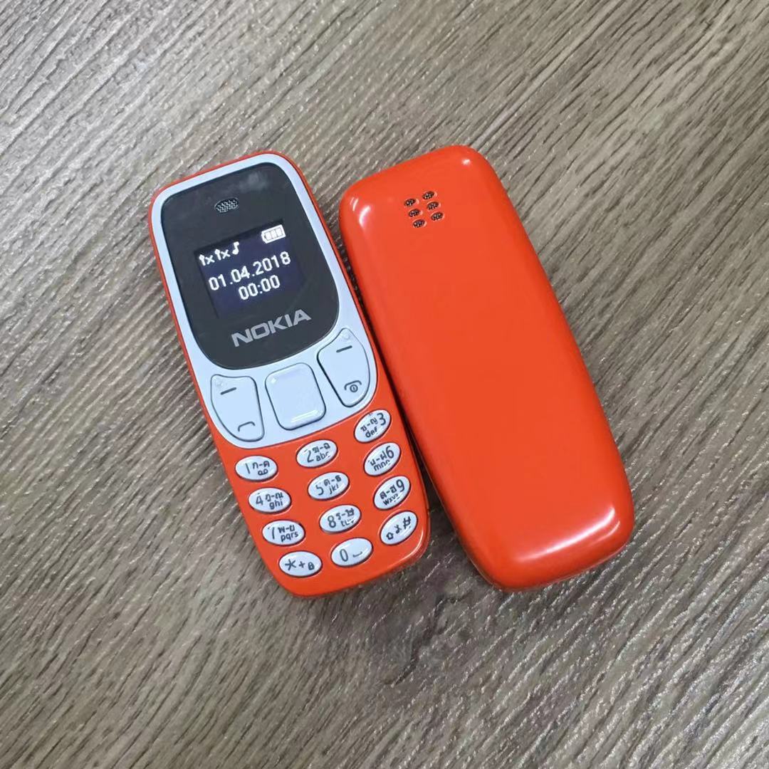 (ORANGE)NOKIA 3310 BM10 2.79 Inch Super mini Body Wireless Bluetooth Dialer Phone